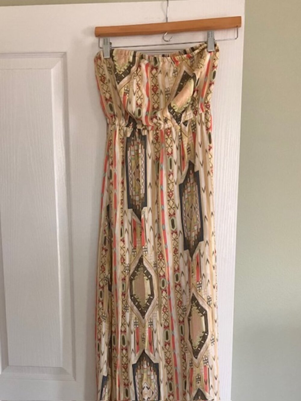 O'Neil women's maxi dress bandeau Size xs boho - Picture 2 of 4